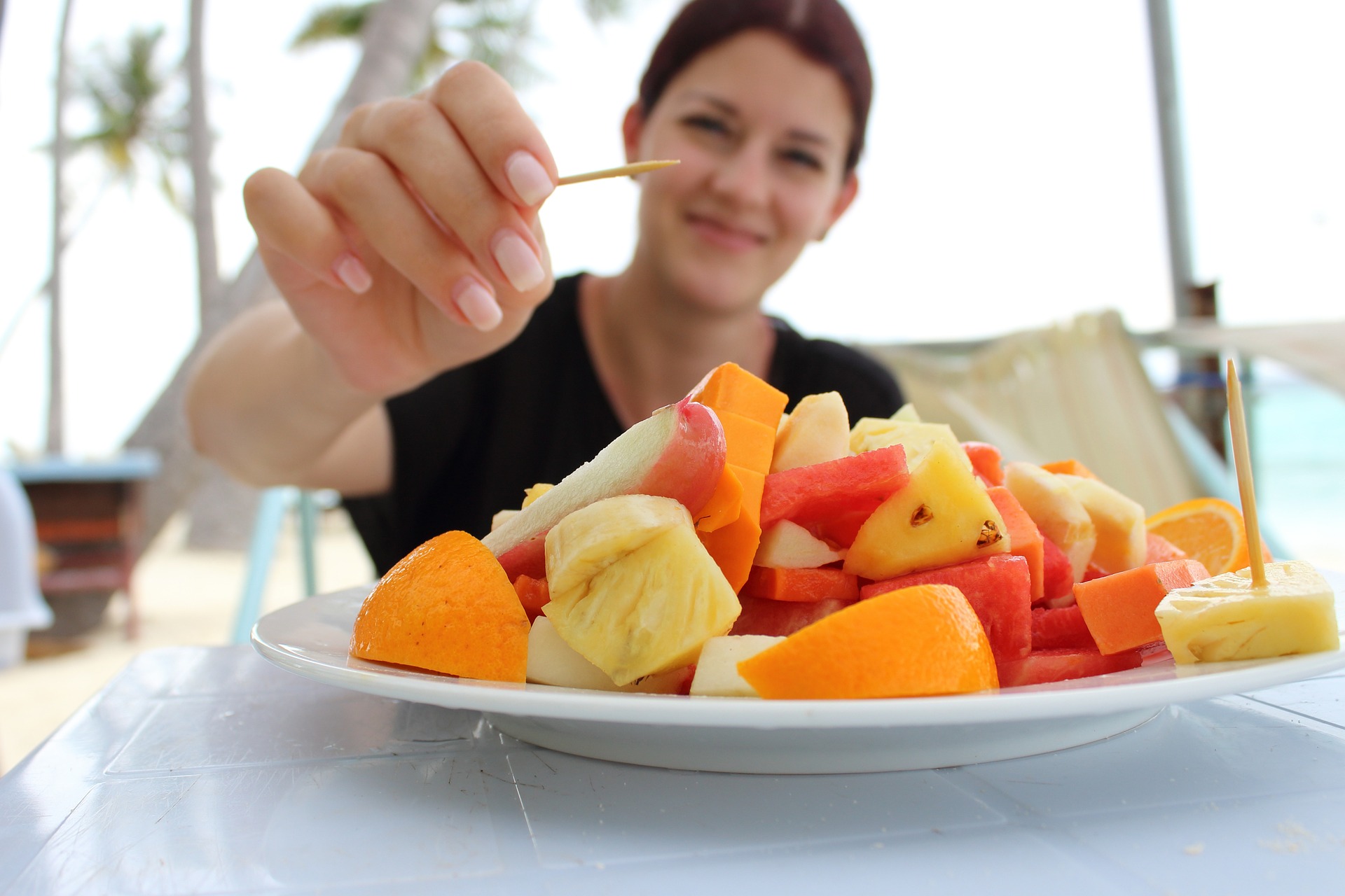 Tropical Breakfast at Coconut Grove Beachfront Cottages Fiji Tropical Breakfast at Coconut Grove Beachfront Cottages Fiji
