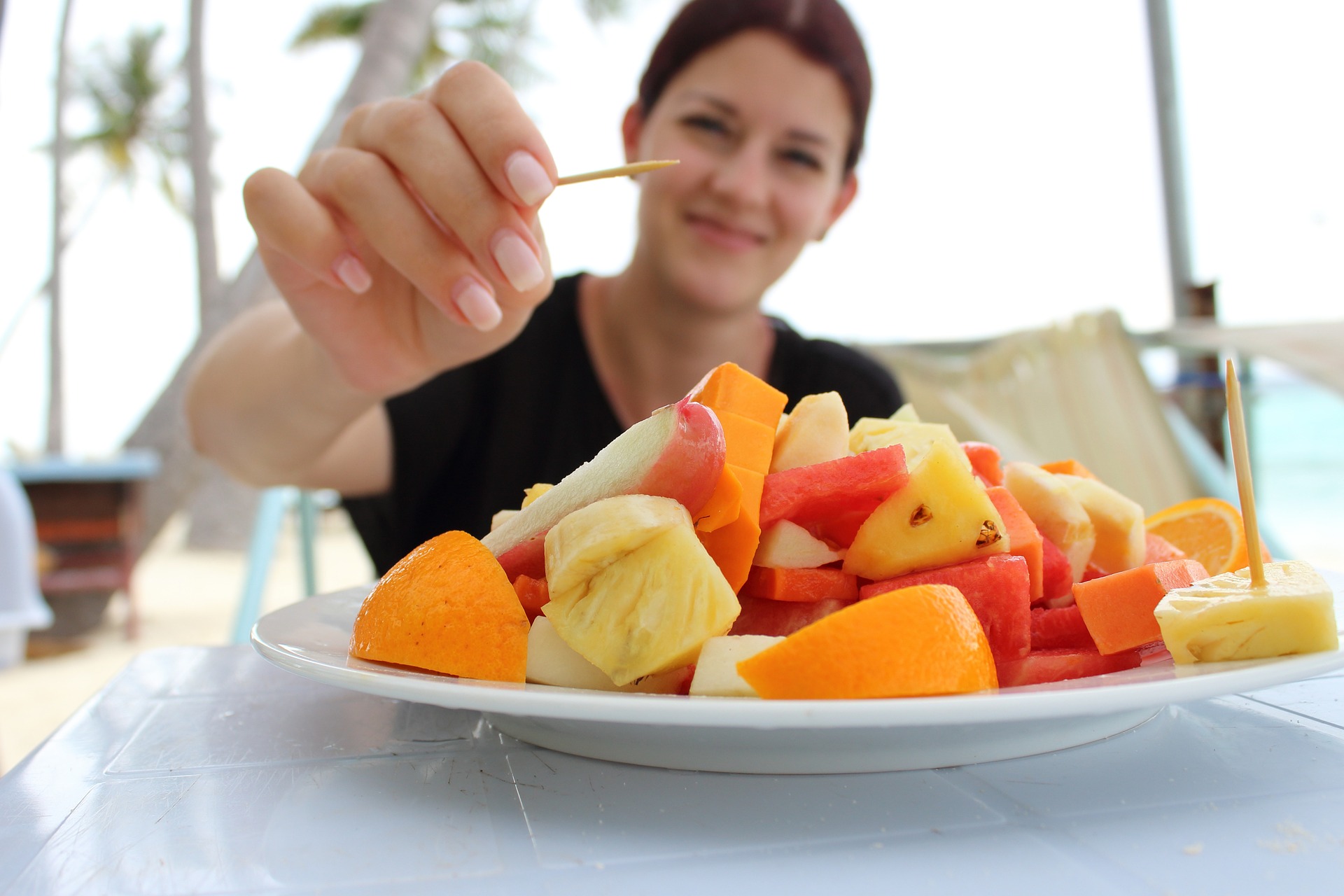 Tropical Breakfast at Coconut Grove Beachfront Cottages Fiji